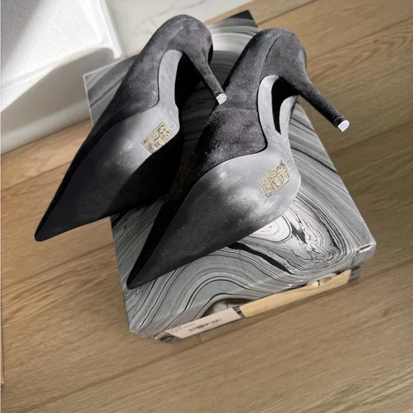 Jeffrey Campbell Black Pointed Heels - Picture 6 of 7